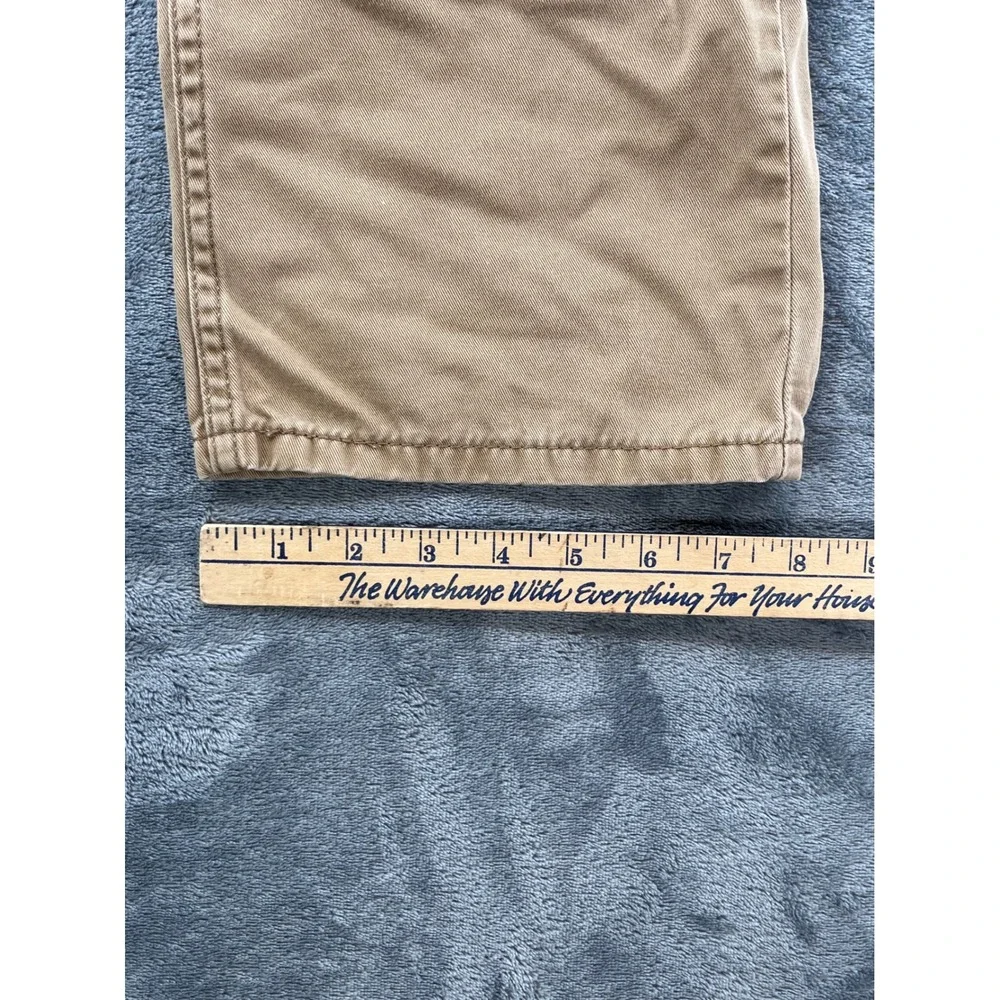 Levis 514 Straight Fit Pants Mens 37x30 Tan Khaki Cotton Twill Trousers Classic